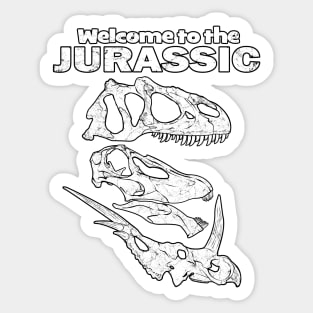 Welcome to the Jurassic Sticker